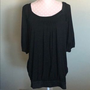 Short little black dress with pockets